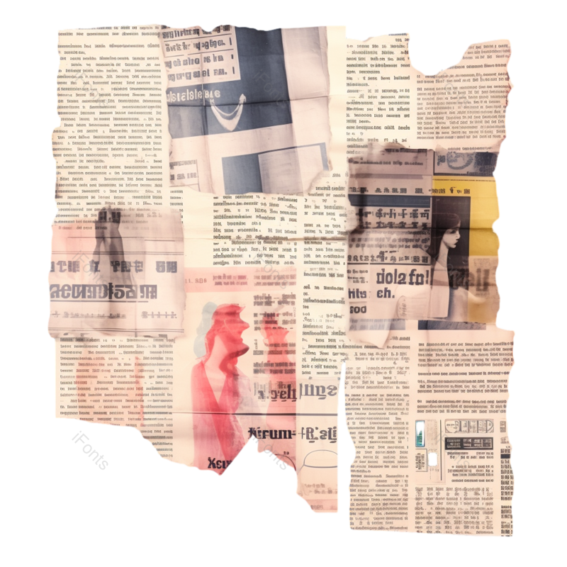 新闻图片,撕纸元素,媒体PNG,破碎免抠素材